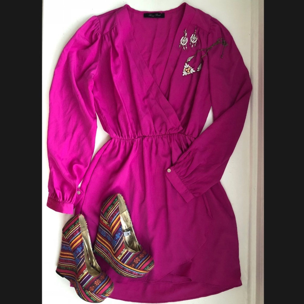 HONEY PUNCH | Wrap Dress | $10